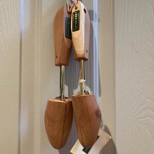 NWT Cole Haan Cedar Shoe Trees with Brass Accents
